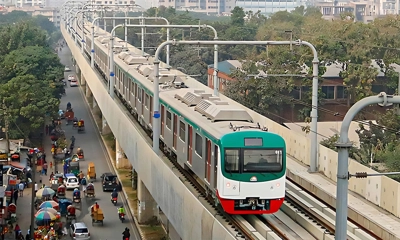 মেট্রোরেল চলাচল শুরু