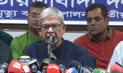 হাসিনাবিরোধী  আন্দোলনে জামায়াতকে দেখা যায়নি : মির্জা ফখরুল