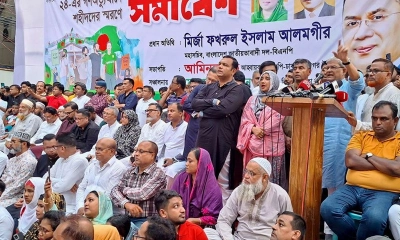 আ.লীগ রাজনৈতিকভাবে নিশ্চিহ্ন হলে চূড়ান্ত মুক্তি মিলবে: মির্জা ফখরুল
