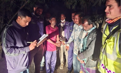 ধর্মপাশায় মাদক সেবনের দায়ে তিনজনের কারাদণ্ড