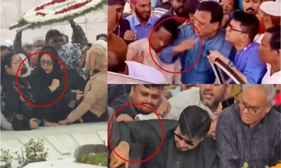 এবার মহিলাদল নেত্রীকে কনুই মারার ভিডিও ভাইরাল