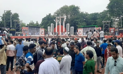 এনসিপির সমাবেশ শুরু  