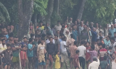 নেত্রকোনায় কৃষকদের মধ্যে রক্তক্ষয়ী সংঘর্ষ