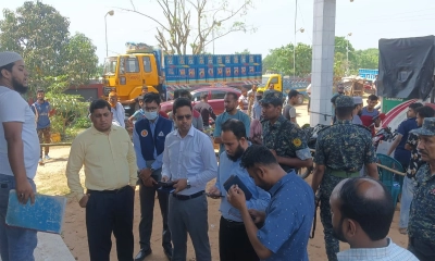 নওগাঁয় বিএসটিআইয়ের অভিযানে বেকারিকে জরিমানা ও ফিলিং স্টেশনে তদারকি