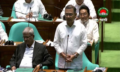 সংসদ অধিবেশনে প্রধানমন্ত্রী তারেক রহমান। ছবি : সংগৃহীত
