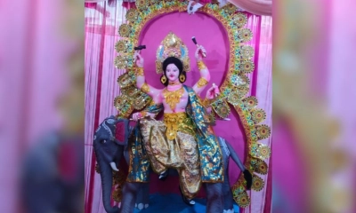 দুপচাঁচিয়ায় শ্রী শ্রী বিশ্বকর্মা পূজা