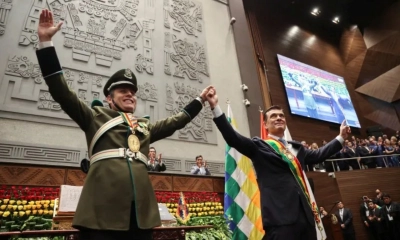 বলিভিয়ায় নতুন প্রেসিডেন্ট রদ্রিগো পাজের দায়িত্ব গ্রহণ