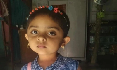 শিশু আদিবা । ছবি- সংগৃহীত