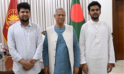 আসিফ-মাহফুজের কাছে যে প্রত্যাশা করলেন প্রধান উপদেষ্টা