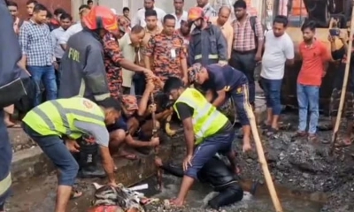 ম্যানহোলে পড়ে নারী নিখোঁজ, ১৭ ঘণ্টায়ও সন্ধান মেলেনি