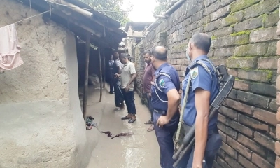 পুলিশের অভিযান। ছবি- রূপালী বাংলাদেশ
