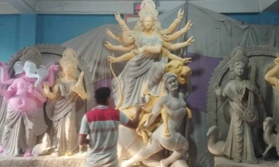 লালমনিরহাটে দুর্গোৎসব উপলক্ষে প্রস্তুত ৪৬৮টি পূজা মণ্ডপ