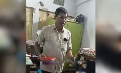 অভিযুক্ত বিকাশ মন্ডল। ছবি- রূপালী বাংলাদেশ
