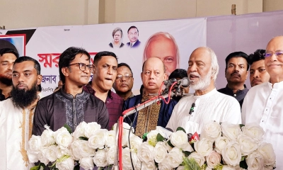 বিএনপির স্থায়ী কমিটির সদস্য ও সাবেক মন্ত্রী ড. আব্দুল মঈন খান। ছবি- রূপালী বাংলাদেশ