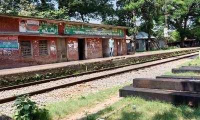 রাজবাড়ী রেলস্টেশন। ছবি- রূপালী বাংলাদেশ