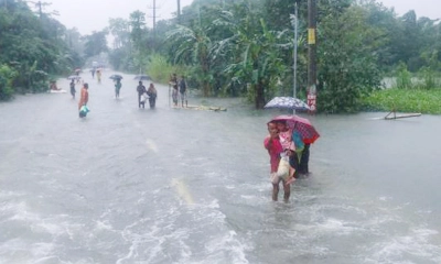 বাড়ছে বৃষ্টিপাত, ১২ জেলায় বন্যার শঙ্কা
