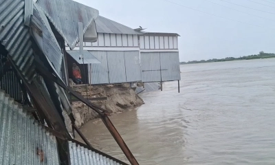 ক্রমেই বাড়ছে পদ্মার ভাঙন, নদীগর্ভে যাচ্ছে ভিটে মাটি