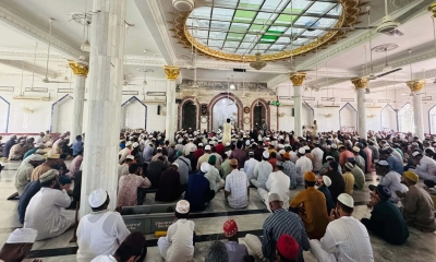 মৌলভীবাজারে বেগম খালেদা জিয়ার ৮১তম জন্মদিন উপলক্ষে দোয়া ও মিলাদ মাহফিল অনুষ্ঠিত হয়। ছবি- রূপালী বাংলাদেশ।