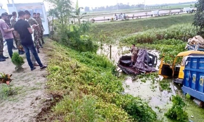 সেনাবাহিনীর টহল গাড়িকে ট্রাকের ধাক্কা, সেনা সদস্যসহ আহত ১০