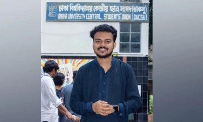 ছাত্রদলকে সমর্থন জানিয়ে প্রার্থিতা প্রত্যাহার স্বতন্ত্র প্রার্থীর