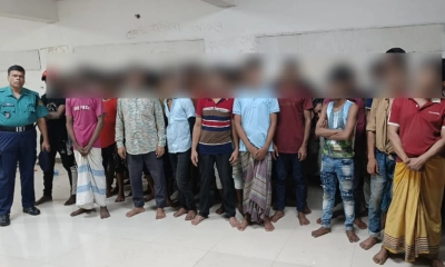 জেনেভা ক্যাম্পে পুলিশের বিশেষ অভিযানে গ্রেপ্তার ৪০