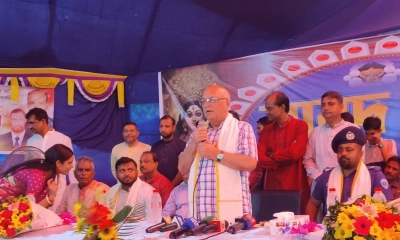 দুর্যোগ ব্যবস্থাপনা ও ত্রাণ উপদেষ্টা ফারুক-ই-আজম বীরপ্রতীক।  ছবি- রূপালী বাংলাদেশ
