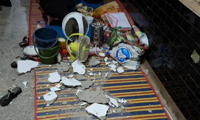 পুরোনো ভবনের ছাদ ভেঙে ঢামেক হাসপাতালে নারী রোগী আহত