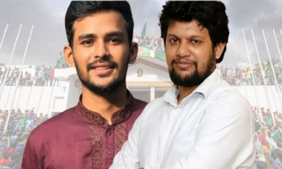 অন্তর্বর্তীকালীন সরকারের দুই ছাত্র উপদেষ্টা। ছবি - সংগৃহীত