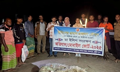 সদরপুরে ৭ জেলের ১৫ দিনের কারাদণ্ড
