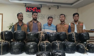 মাদারীপুরে ২০০ কেজি গাঁজাসহ দুইজন গ্রেপ্তার