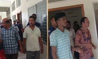 কারাগারে প্রেরণ করা কয়েকজন। ছবি- রূপালী বাংলাদেশ