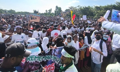 নিজ দেশে ফিরে যেতে আট বছর পর রোহিঙ্গাদের গণসমাবেশ