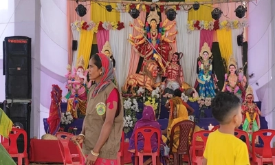 পূজামণ্ডপ। ছবি- সংগৃহীত