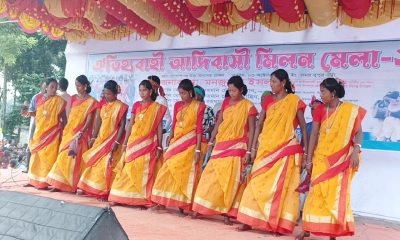 আদিবাসীদের মিলনমেলা। ছবি- রূপালী বাংলাদেশ