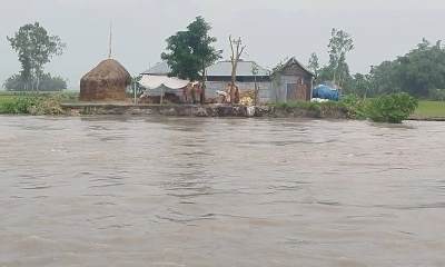 তিস্তার আগ্রাসী রূপ, পানিবন্দি মানুষের নির্ঘুম রাত