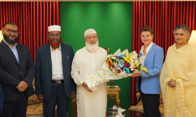 জামায়াত আমিরের সঙ্গে জাতিসংঘের আবাসিক সমন্বয়কারীর সাক্ষাৎ