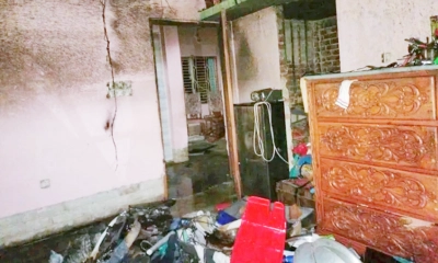 ইয়াবা ব্যবসায়ীর বাড়ি । ছবি- রূপালী বাংলাদেশ