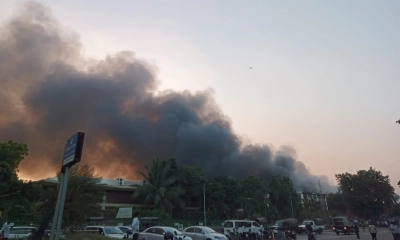 আগুন নেভাতে গিয়ে ফায়ার সার্ভিসের কয়েকজন কর্মী আহত