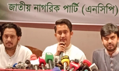 শাপলা না দিলে রাজপথে আন্দোলন করবে এনসিপি: সারজিস