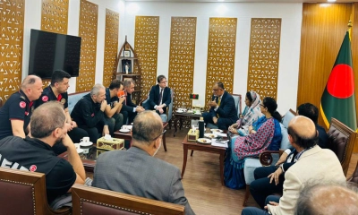 বিমানবন্দরের অগ্নিকাণ্ডের কারণ অনুসন্ধানে ঢাকায় তুরস্কের বিশেষজ্ঞ দল