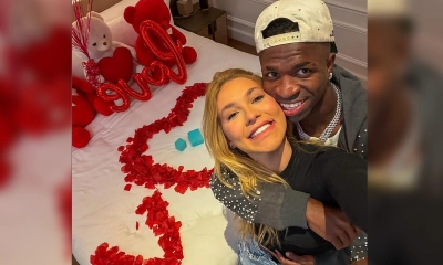 ভিনিসিয়ুস ও ভার্জিনিয়া ফনসেকা। ছবি - সংগৃহীত ভিনিসিয়ুস ও ভার্জিনিয়া ফনসেকা। ছবি - সংগৃহীত