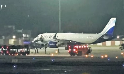 ইন্ডিগো ফ্লাইটে বোমা হামলার হুমকি, জরুরি অবতরণ