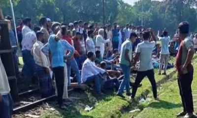 বিএনপির মনোনয়ন না পেয়ে রেলপথ অবরোধ