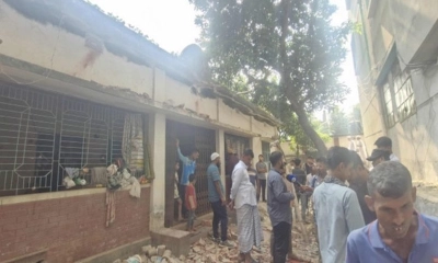 নরসিংদীতে ভয়াবহ ভূমিকম্প। ছবি- সংগৃহীত