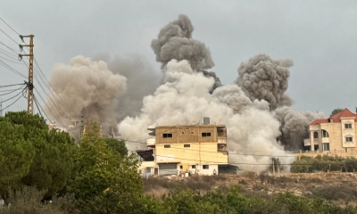 লেবাননে নতুন করে ব্যাপক বিমান হামলা চালাল ইসরায়েল