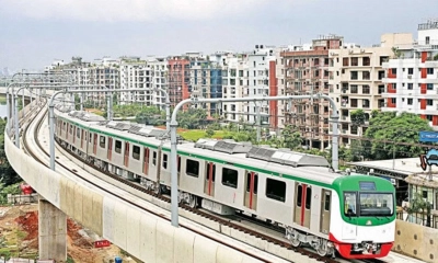 শুক্রবার থেকে বন্ধের ঘোষণা মেট্রোরেল সেবা