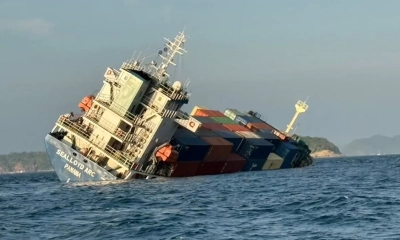 থাইল্যান্ড উপকূলে কন্টেইনার জাহাজডুবি, ১৬ বাংলাদেশি নাবিক উদ্ধার