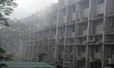খুমেক হাসপাতালে আগুনে একজনের মৃত্যু, আহত অনেক 