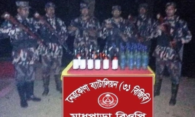 সীমান্ত দিয়ে আসছিল ভারতীয় মদ, মাঝপথে ভেস্তে দিল বিজিবি