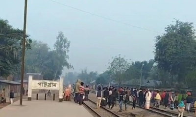 লালমনিরহাটে ট্রেনে কাটা পড়ে যুবকের মৃত্যু